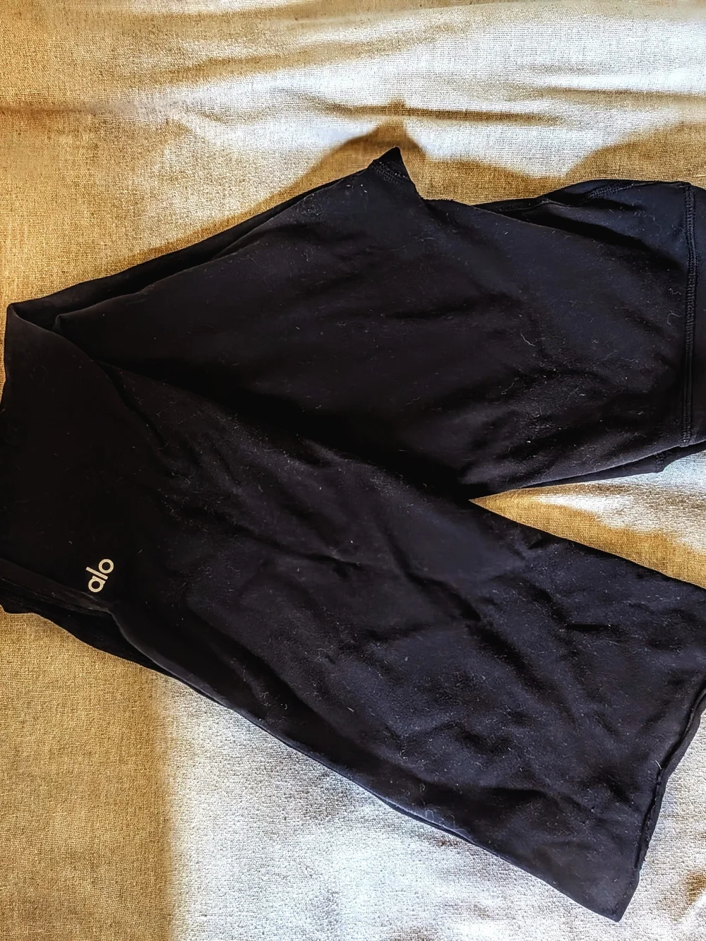 Black Alo Yoga Pants (Flared Leggings)